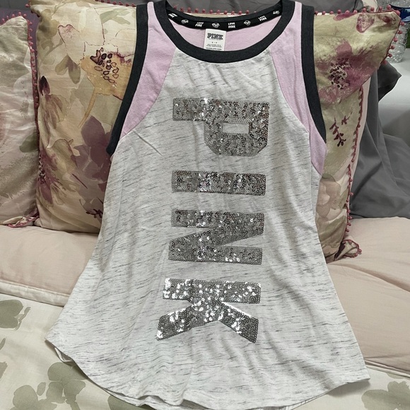 VS PINK bling tank top - Picture 1 of 3